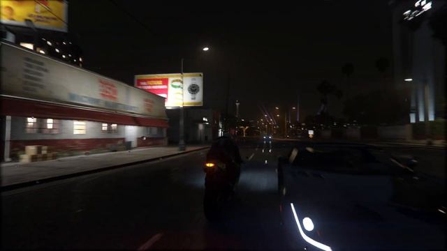 GTA 5 Maxed Out Settings Night Rain With Remastered Graphics Mod Gameplay On RTX3070 60FPS