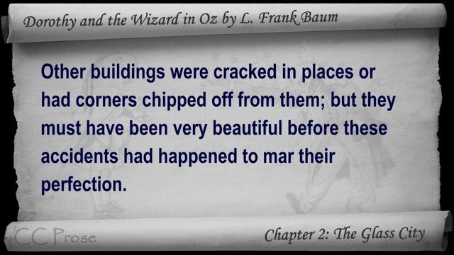 Chapter 02 - Dorothy and the Wizard in Oz by L. Frank Baum - The Glass City смотреть онлайн