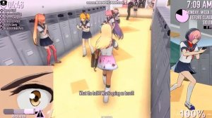 +DL down as my custom Kokoro Moiro+DL   Yandere Simulator