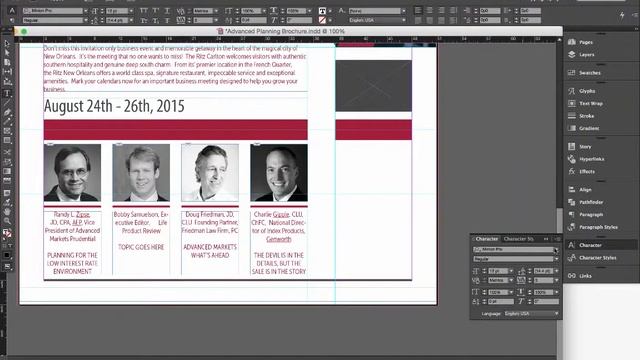 Creating a Brochure in InDesign: Episode 4 - Finishing Touches смотреть онлайн