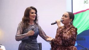 Gulyanag Mammadova Yulduz Turdiyeva bilan duet kuyladi./Гулянаг Мамедова и Юлдуз Турдиева.