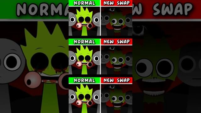 Incredibox Sprunki Swap (Normal VS swapped version in new mod) #incredibox #animation #shorts смотреть онлайн