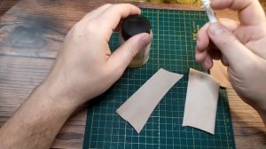 Как быстро, просто и надёжно клеить края кожи _ Урок для начинающих кожевников