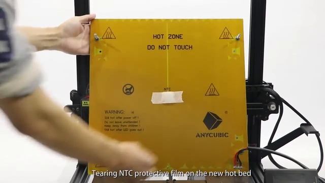 Замена стола на 3D принтере ANYCUBIC Chiron