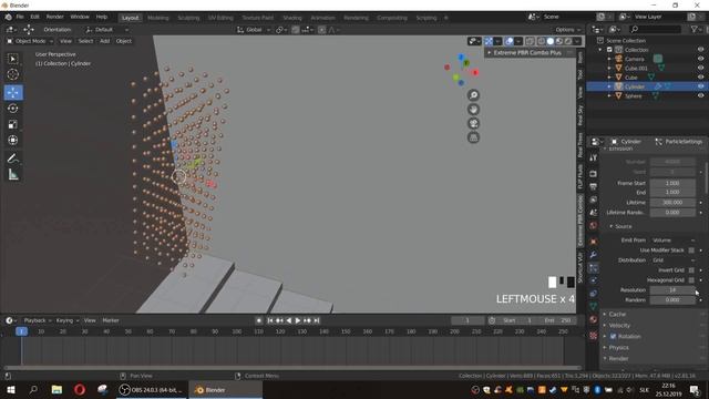 Blender 2.81 - Molecular addon tutorial. смотреть онлайн