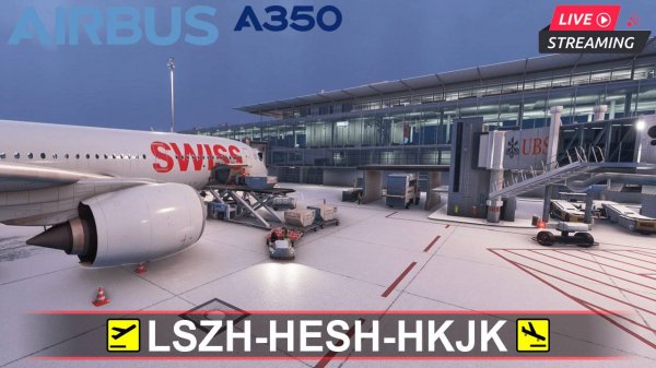 🔴 MSFS2024 | AIRBUS A350-900 | Switzerland - Egypt - Kenya