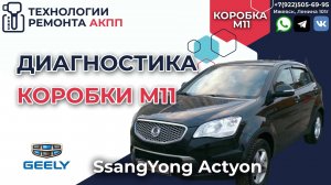 Делаем диагностику АКПП DSI M11 на SsangYong ActionNew