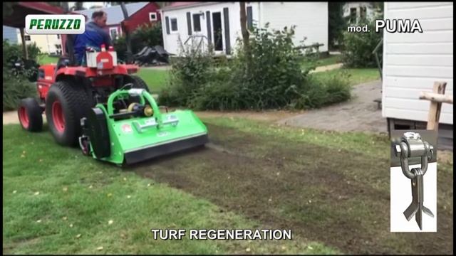 Цеповая косилка – мульчер без сбора Peruzzo Puma (Италия) смотреть онлайн