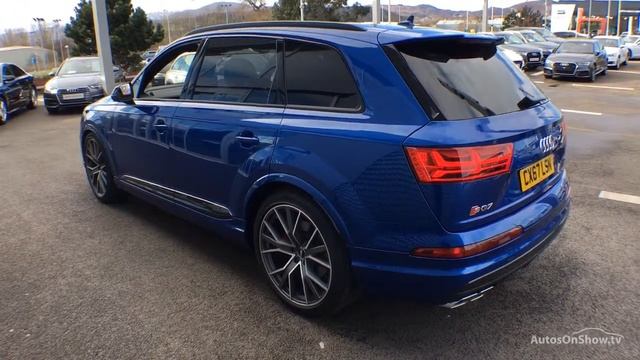 CX67LSN- AUDI Q7 SQ7 TDI QUATTRO BLUE 2017 смотреть онлайн