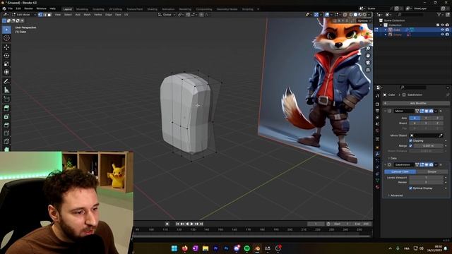 How to Create a Simple Character in Blender 4.0 смотреть онлайн
