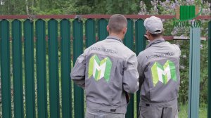 Установка забора из Евроштакетника Nova Lux. Ограждение из металлического штакетника своими руками