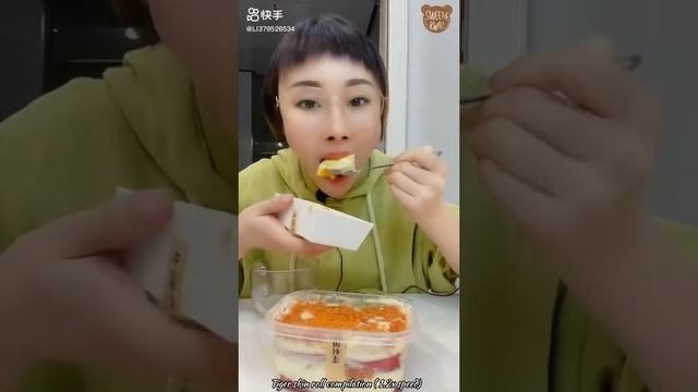 Tiger Skin Roll Compilation | Kwai Mukbang ASMR | 1.2x Speed