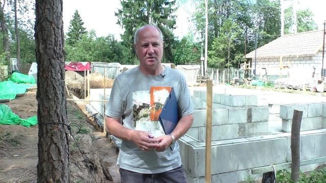Строительство одноэтажного дома с цокольным этажом. Часть 3 смотреть онлайн