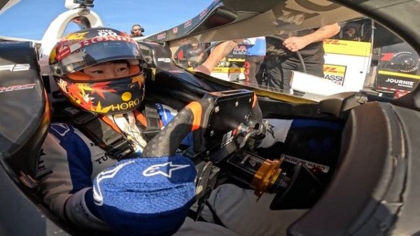 Behind the Scenes Yuki Tsunoda Drives a Honda IndyCar