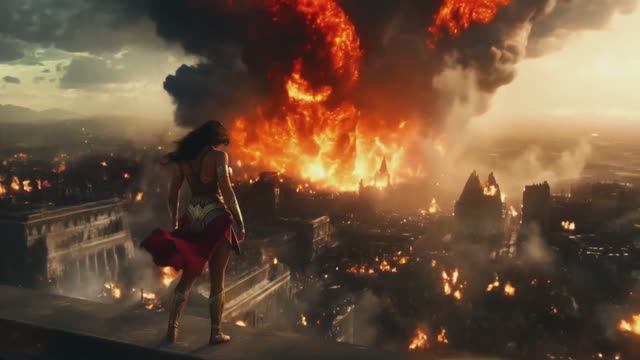 Чудо женщина. Трейлер от нейросети CoreVision AI