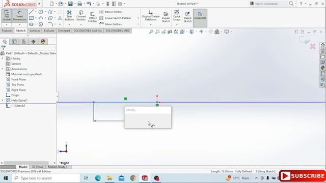 4K || Solidworks Tutorial || Design a Spiral Coil || Creating Spiral Shape Using Solidworks Helix | смотреть онлайн