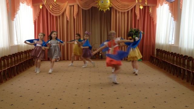 Синий платочек танец