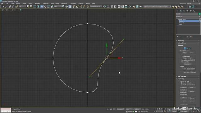 31 - Редактирование сплайнов Bezier в 3ds Max 2025 смотреть онлайн