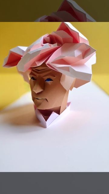 Man In A Red Turban - Jan Van Eyck - Origami