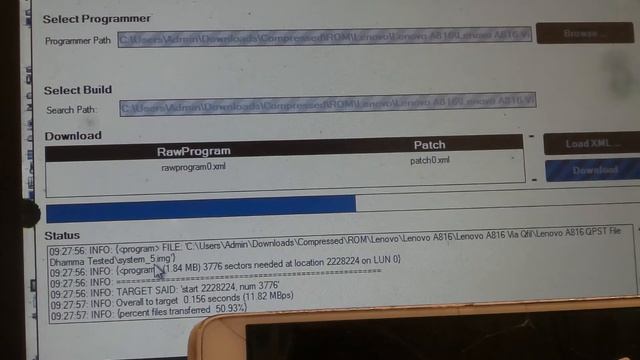 Flashing Lenovo A816 Qualcomm Chipset Via QPST/QFIL (Dhamma Tested) смотреть онлайн