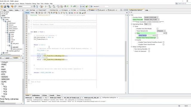 Tutorial № 3 - Creating time delay ms using TIMER to blink LEDs on PIC32CM + HARMONY v3 смотреть онлайн