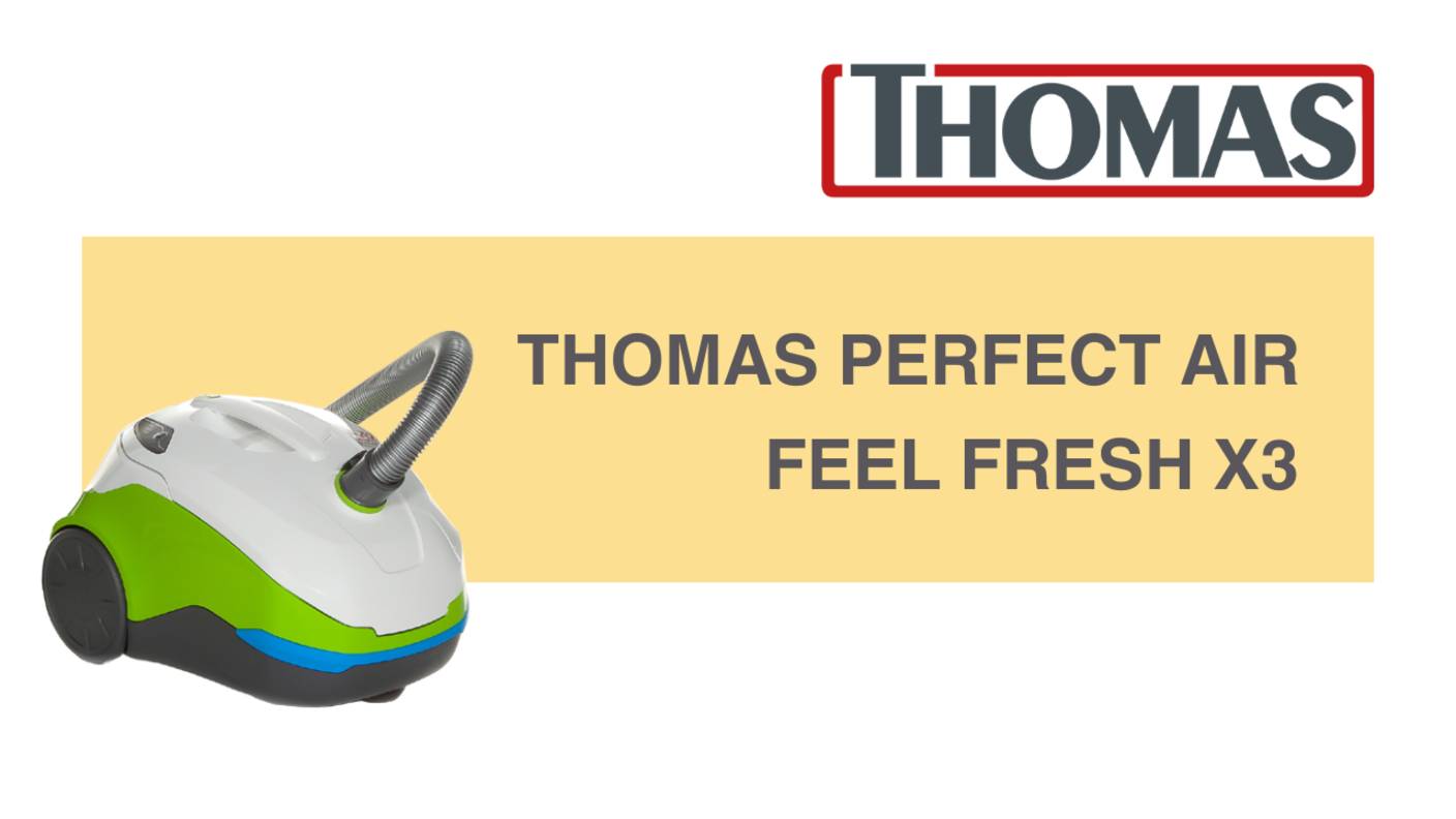 Thomas Perfect Air Feel Fresh - яркий пылесос с аквафильтром вместо мешка для пыли смотреть онлайн