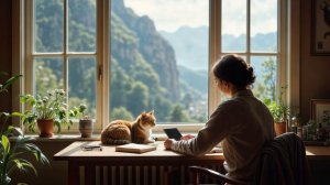 LoFi спокойная фоновая музыка 4К/ Chill LoFi Ambience 4K