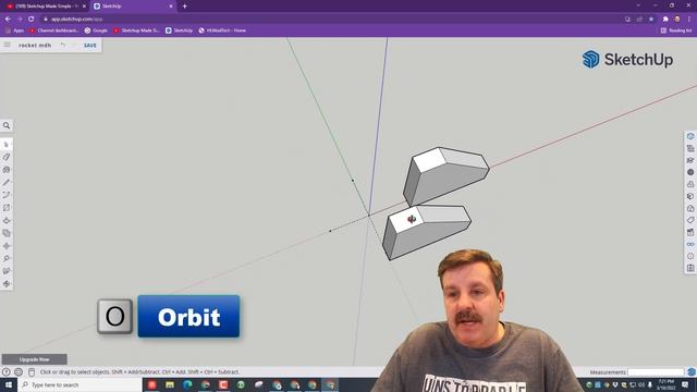 Make a Sketchup Rocket in Minutes 2022 Edition | Absolute beginners смотреть онлайн