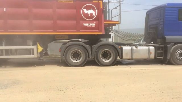 Взвешивание самосвала на карьерных весах смотреть онлайн