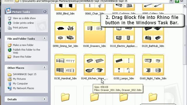 Rhino 4.0 How to Insert Blocks смотреть онлайн