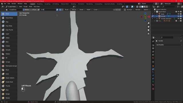 Blender 3.4 Beginner Tutorial - Symmetrizing and Sculpting! смотреть онлайн