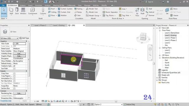 15.4 Working With Design Option - Revit MEP 2021- Hindi смотреть онлайн