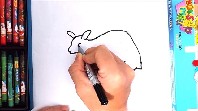Vẽ con vật #224: Vẽ con thỏ khổng lồ cổ đại Nuralagus | How to draw Ancient giant rabbit Nuralagus смотреть онлайн