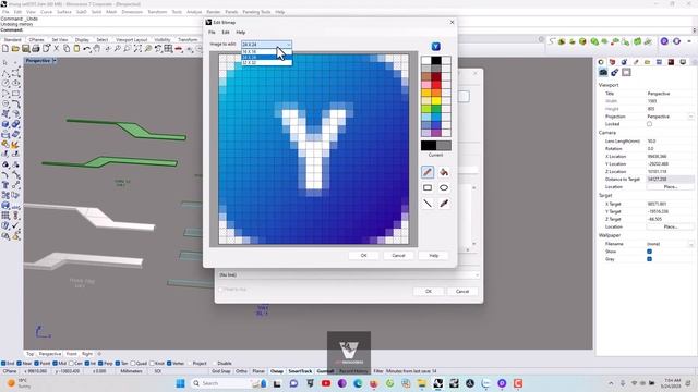 MirrorY-Plugin trong Rhinoceros 3d смотреть онлайн