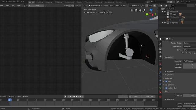 Blender 2.8 Camera Tracking Tutorial - Part2/2 (Compositing And Transformation) смотреть онлайн
