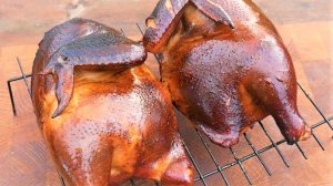 Курица Горячего Копчения в Медовом Маринаде (ни грамма соли!!!)/Как Закоптить Птицу/Быстрый Рецепт