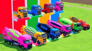 Детские мультики про машинки - грузовики едем опять в гараж, про яркие мультики для малышей