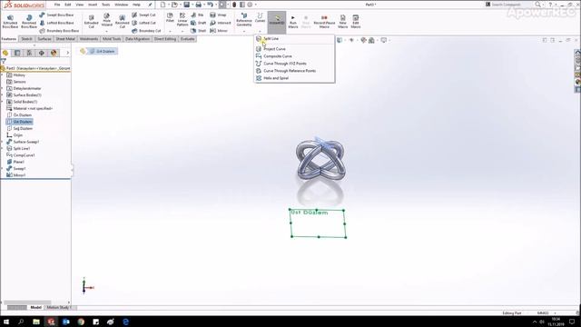 Wowen Mesh Ring SolidWorks Modelling смотреть онлайн