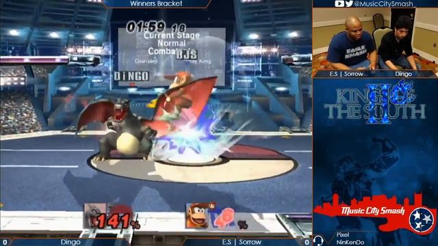 KotS2 - Dingo (Charizard) vs E.S|Sorrow (Diddy) - Project M Winners Bracket смотреть онлайн