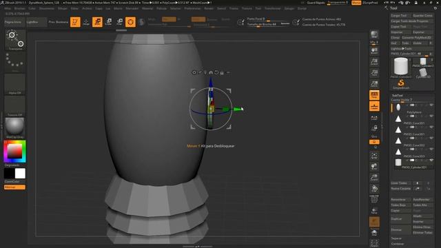 ZBrush: inicio. Modelado por primitivas смотреть онлайн