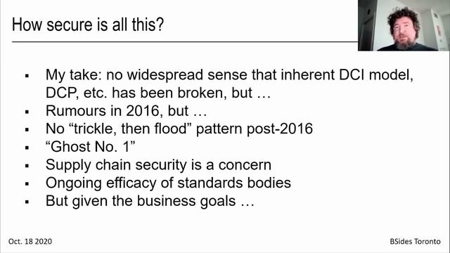 Digital Cinema Security by Tim Dafoe at BSides Toronto 2020 смотреть онлайн