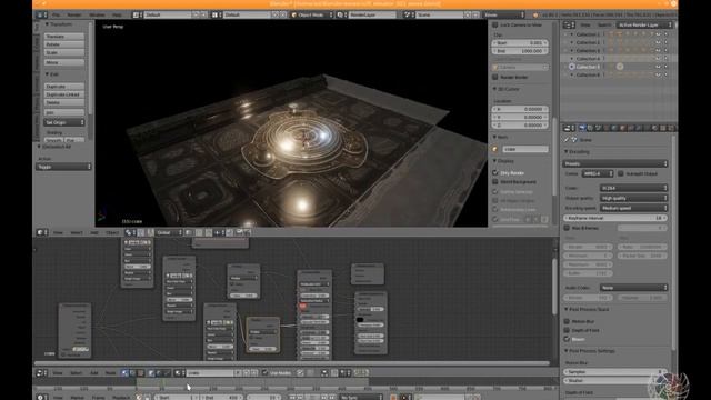 Eevee Animation (Blender 2.80) - SciFi Platform смотреть онлайн