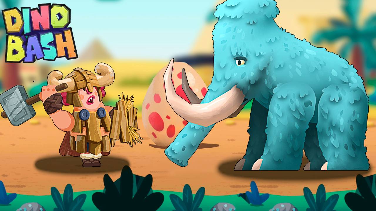 Новый ДИНОЗАВР МАМОНТ Дино Беш 2 прохождение мульт игры DINO BASH 2 на андроид серия 18