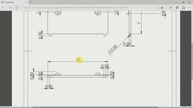 SolidWork Tutorial-Designing Virtual Reality (VR) Folding Glasses For Mobile Phone смотреть онлайн