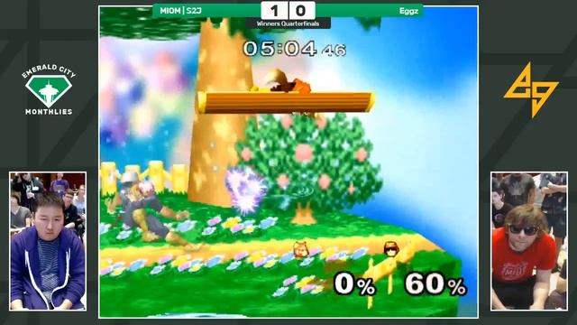 Emerald City II - S2J (Cpt Falcon) vs. Eggz (Fox) - Melee Singles - Winners Top 48 смотреть онлайн
