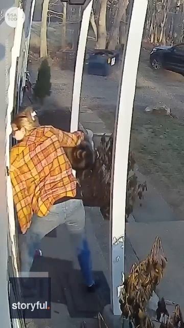 Brave Mom Rescues Her Child From Raccoon Attack