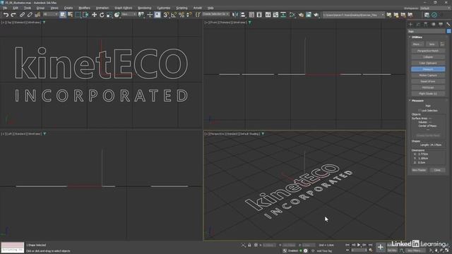 35 - Импорт контуров Illustrator в 3ds Max 2025 смотреть онлайн