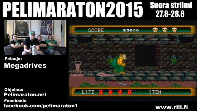 Splatterhouse 2 by Megadrives - Pelimaraton 2015 смотреть онлайн
