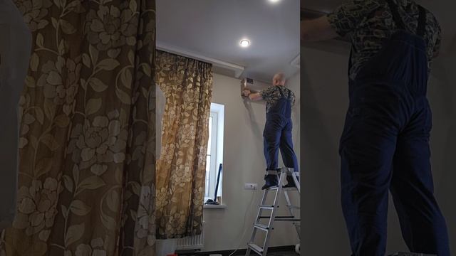 Установка внутреннего блока кондиционера