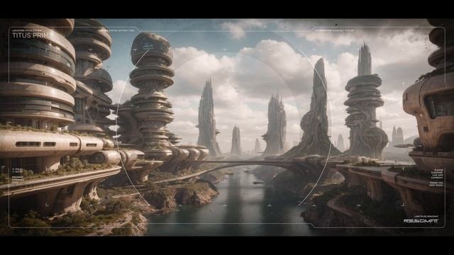 Futuristic City Ambience TITUS-PRIME For Gaming And Relaxing